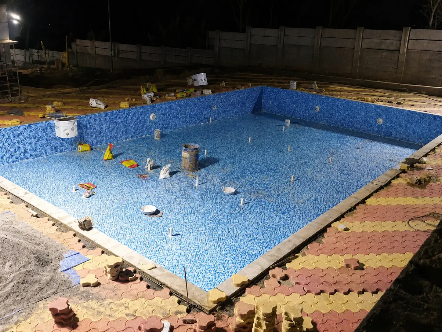 Swimming pool installation and project work